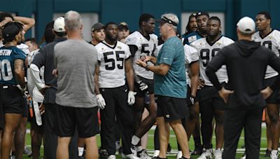 Jaguars rookie minicamp begins. Pederson talks camp, will wait on play-calling questions