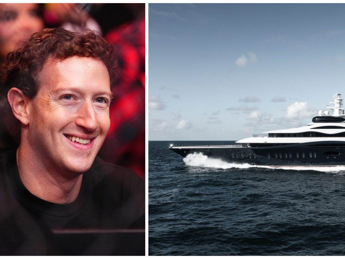 The largest yachts owned by tech billionaires, from Mark Zuckerberg to Jeff Bezos