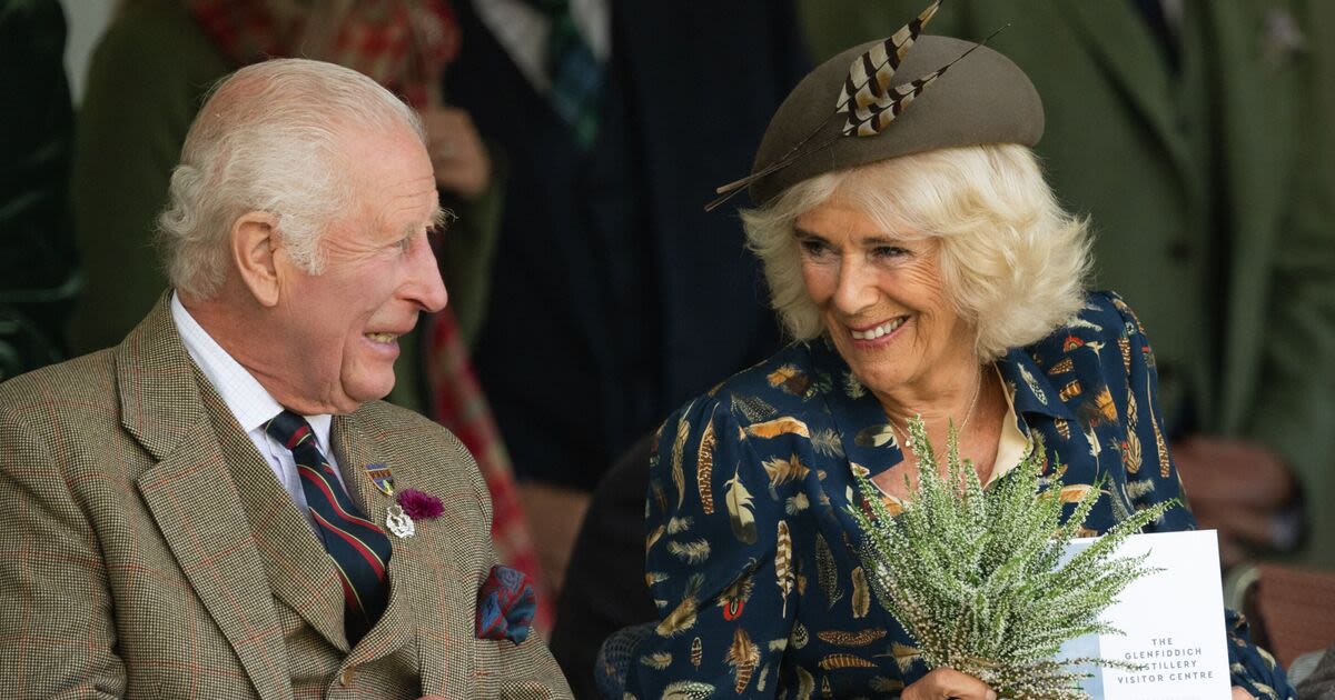 Queen Camilla jets back to Scotland to join King Charles at Braemar Games