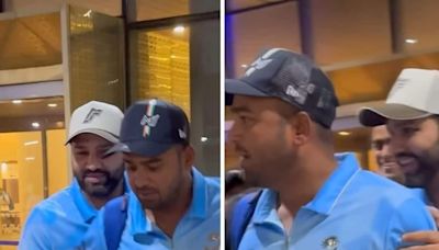 As Paparazzi Surround Him At Airport, Rohit Sharma Wins Hearts With His Demeanour; Watch - News18