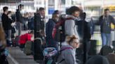 Photos: 'Bomb cyclone' causes mayhem for travelers trying to go home for the holidays