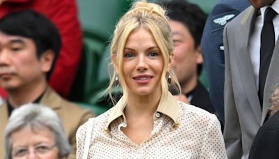 El look ‘lady’ de Sienna Miller o cómo ser la invitada más bohemia de Wimbledon (y en cualquier evento de día)