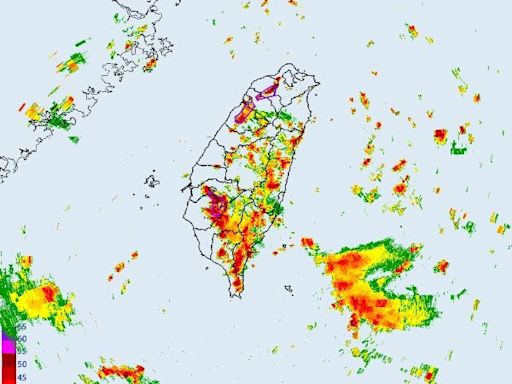 快訊／台灣全島大雨特報！3縣市大雷雨轟炸 小心雷擊、溪水暴漲