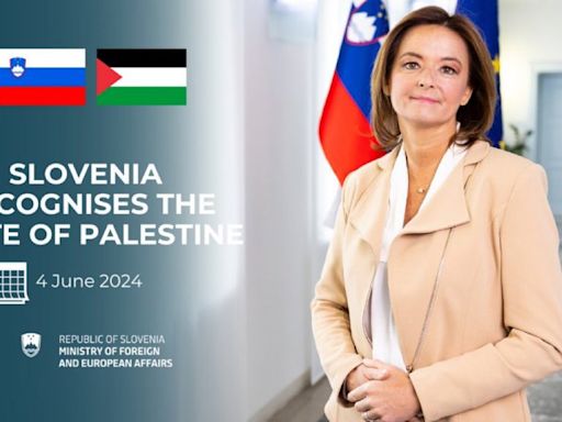 影/斯洛維尼亞宣布承認巴勒斯坦國 籲以「兩國方案」解決中東和平問題