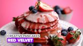 Unique pancakes: Pink bliss