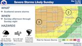 Tennis-sized hail, strong winds and a tornado possible in Wichita area on Sunday