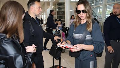 Spice Girl Mel C spotted at Adelaide airport ahead of DJ set