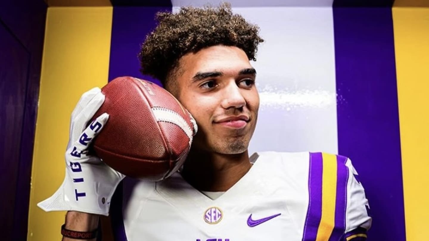 LSU Football Surging for Top 10 Wide Receiver in America, Sets Decision Date