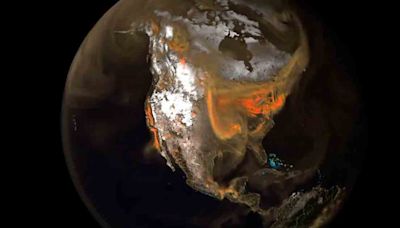 La NASA capta inquietantes imágenes de gases de efecto invernadero arremolinándose en la atmósfera