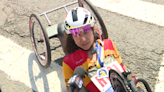 Putney's Alicia Dana secures third Boston Marathon win in women's hand cyclist division