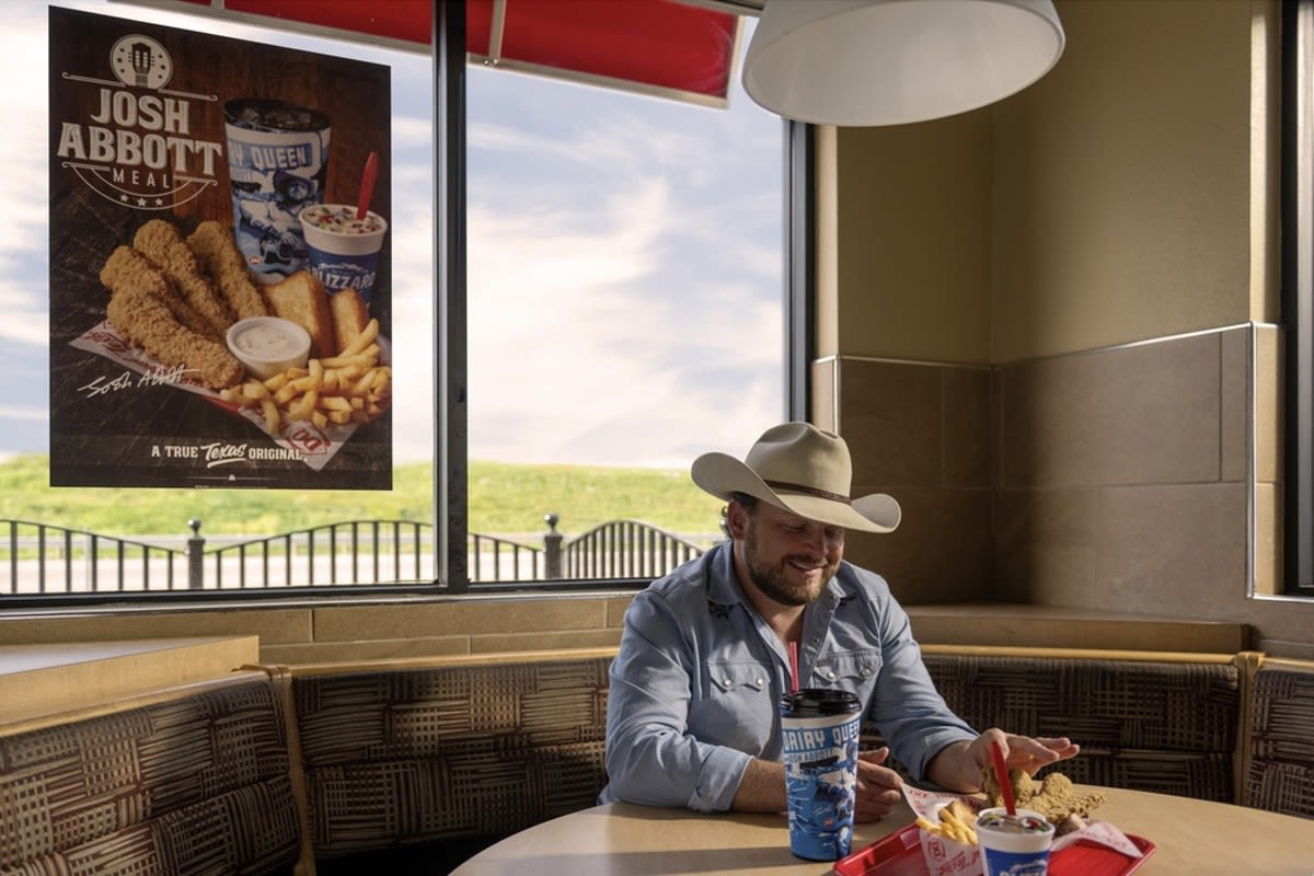 Texas country music artist Josh Abbott collaborates with DQ on meal deal