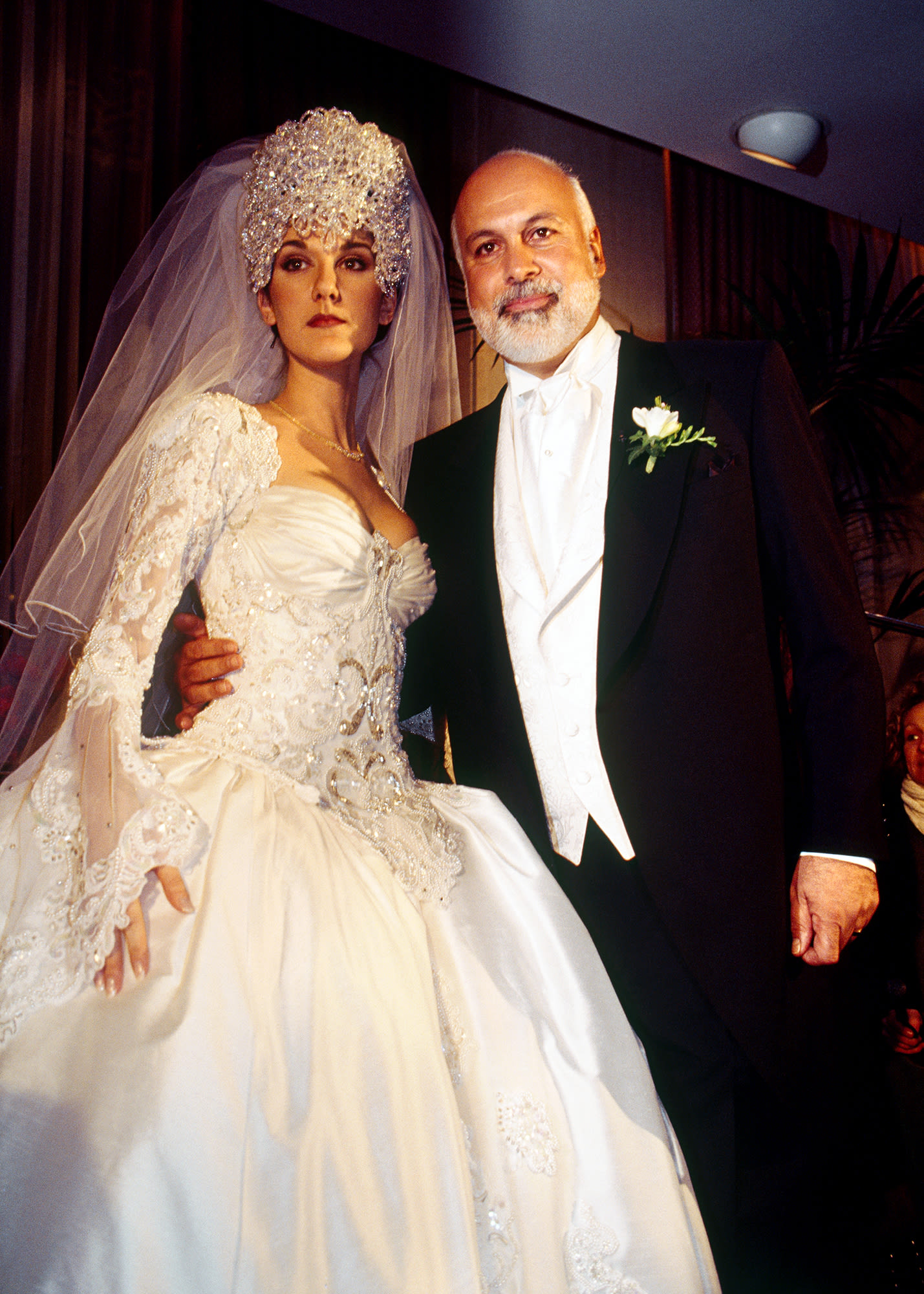 How Celine Dion’s Wedding Tiara Landed Her a Trip to the Hospital