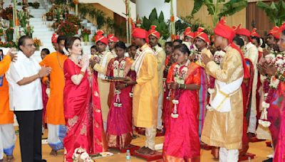 Anant Ambani And Radhika Merchant's Pre-Wedding Festivities Start With A Mass Wedding