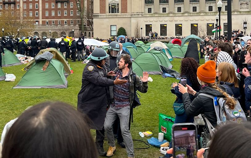 New York police arrest pro-Palestinian protesters at Columbia University