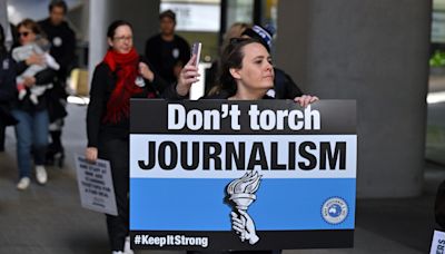 Periodistas de uno de los mayores grupos de Australia en huelga en el inicio de los JJOO