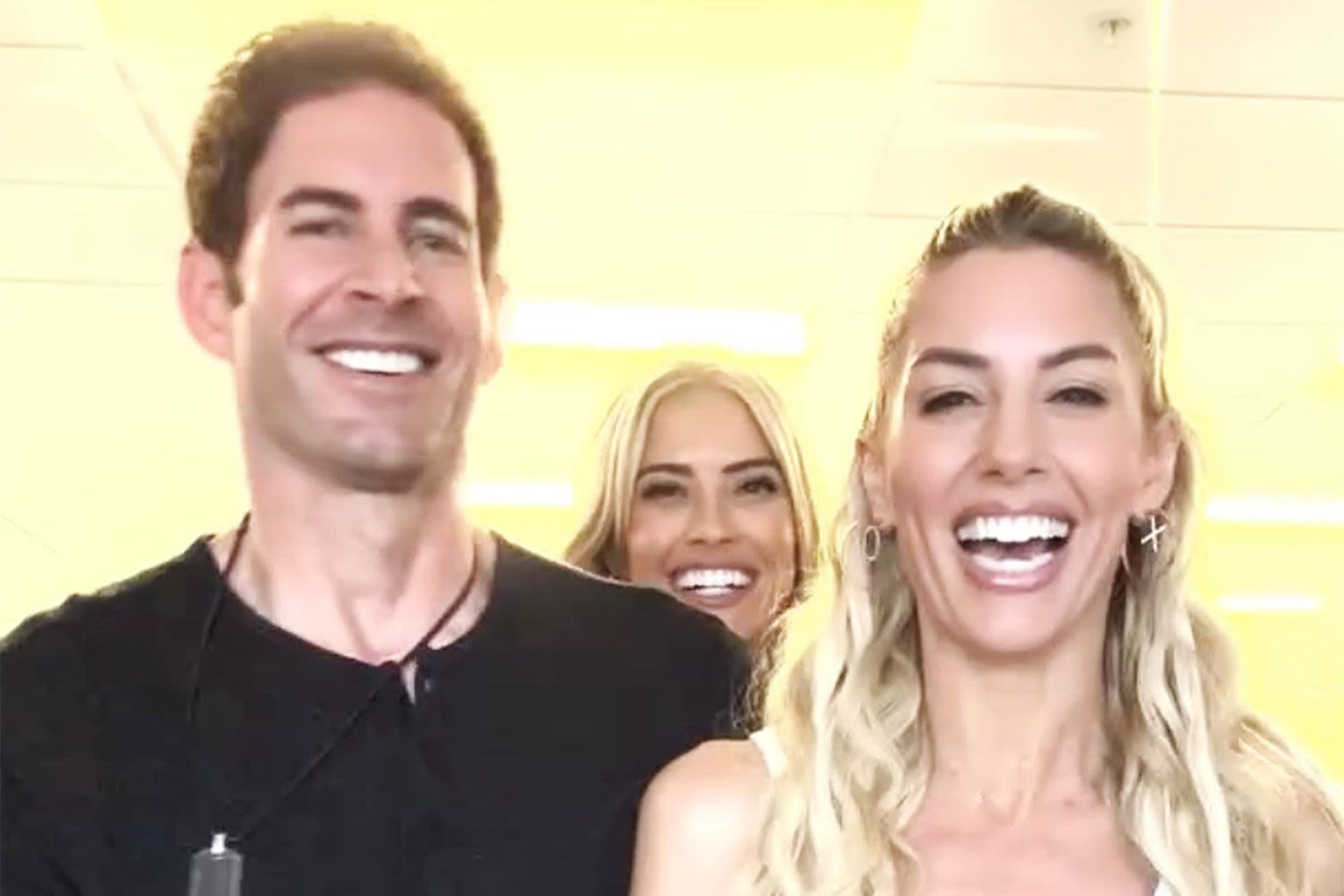 Christina Hall Awkwardly Third Wheels with Ex Tarek El Moussa and His Wife Heather in New Flip Off Promo