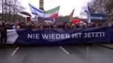 Manifestaciones en Berlín y Bruselas en contra del antisemitismo