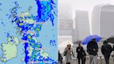 Maps show areas where rain will be heaviest ahead of 'washout' UK weekend