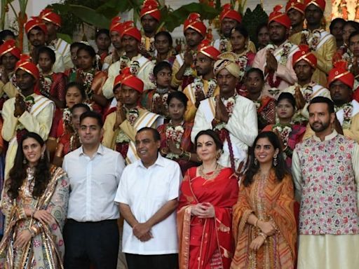 Nita Ambani: Extremely Happy With Mass Weddings, Anant-Radhika’s Shubh Lagna Ceremonies Begin Today - News18