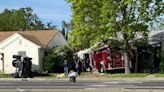 2 injured after Stockton fire truck crashes into home