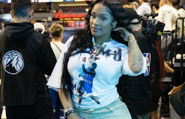 Anthony Edwards' Girlfriend Goes Viral For Outfit Choice at NBA Playoff Game