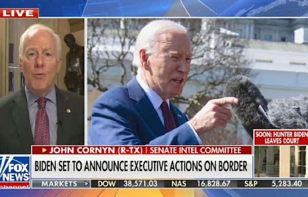 John Cornyn Slams Biden for ‘Deathbed Conversion’ on Border Crisis