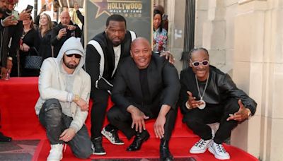 Dr. Dre recibe su estrella en el Paseo de la fama de Hollywood, y Jimmy Kimmel le dedica este divertido sketch