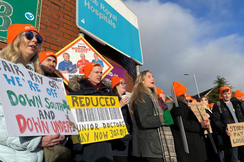 Details of 'widespread' disruption across Northern Ireland health trusts as junior doctors strike