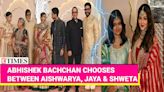 Abhishek Bachchan's Unexpected Response to Being Torn Between Aishwarya, Jaya and Shweta! Must Watch | Etimes - Times of India Videos