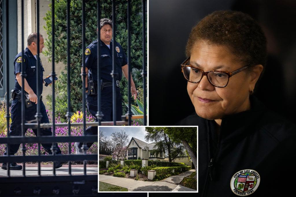 Burglar who prowled home of sleeping LA Mayor Karen Bass shouted her name before being scared off by her dog: report