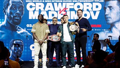 Terence Crawford vs. Israil Madrimov official; Isaac Cruz, Andy Ruiz Jr. on undercard