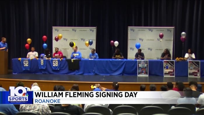 William Fleming holds signing day for 9 student-athletes