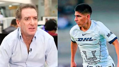 Eddie Fleischman contundente sobre el rendimiento de Piero Quispe en Pumas UNAM