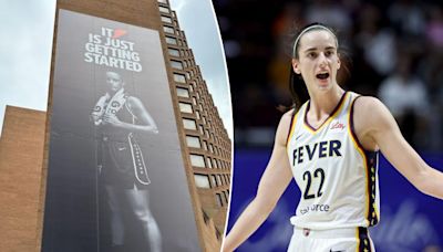 Caitlin Clark’s Indianapolis debut comes with 150-foot Gatorade banner