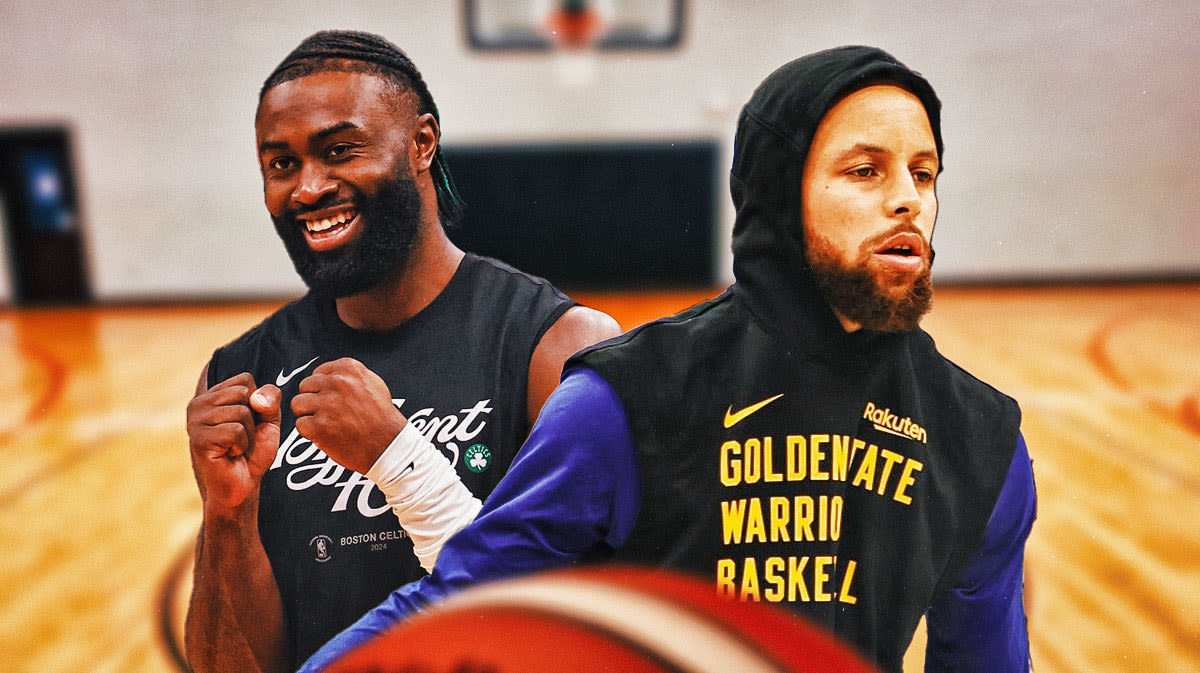 Warriors' Steph Curry works out with Jaylen Brown, Paige Bueckers