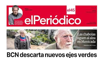 La portada de EL PERIÓDICO del 2 de mayo de 2024