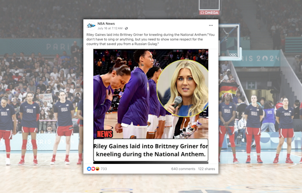 Riley Gaines Criticized Brittney Griner for Kneeling During National Anthem?