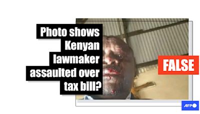 Photo of Ugandan politician falsely depicted as Kenyan lawmaker assaulted over finance bill