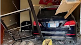 SUV crashes into Garland County massage building, causing damage