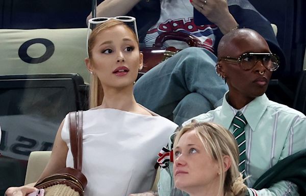 Ariana Grande and Cynthia Erivo Have 2 Very Different Takes on Courtside Style