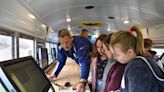 On the bus: Vanguard's mobile lab connects students to class lessons, possible careers