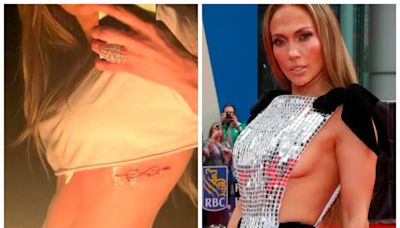 Jennifer Lopez remove tatuagem em homenagem a Ben Affleck e expõe por meio de 'vestido da vingança'