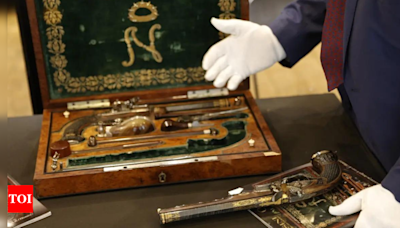 He once planned to use them to kill himself; Napoleon Bonaparte's pistols auctioned for 1.69 million euros - Times of India