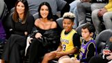 Kim Kardashian Sits Courtside With Son Saint West at L.A. Lakers Game For His 8th Birthday