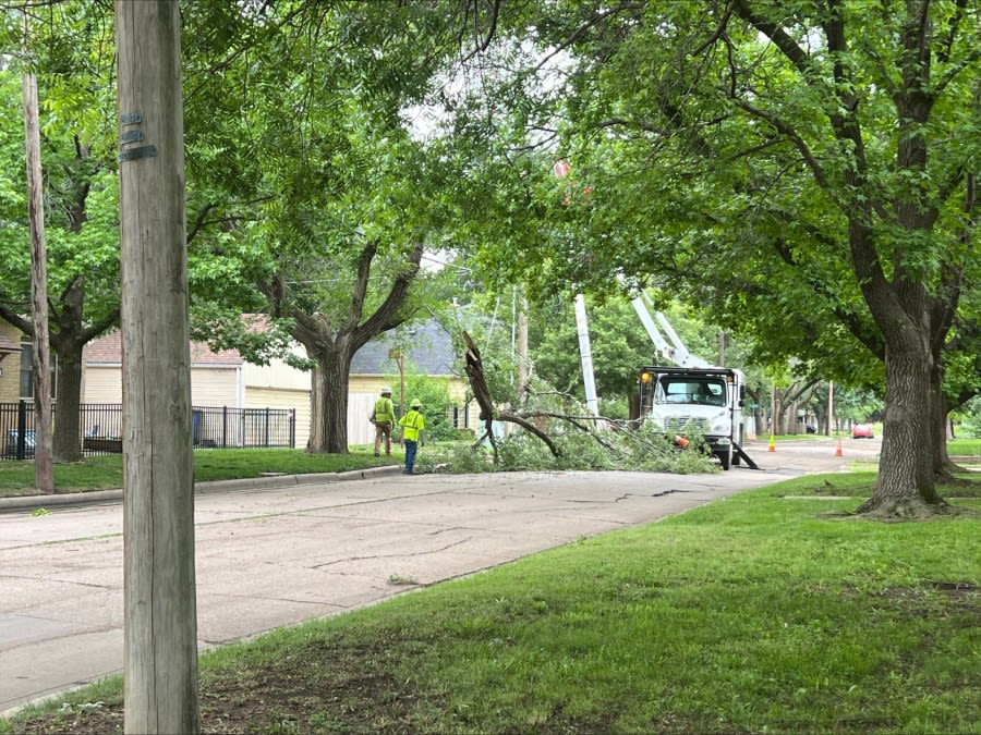 Photos show aftermath of Saturday’s storm in Wichita