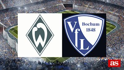 W. Bremen vs Bochum: estadísticas previas y datos en directo | Bundesliga 2023/2024