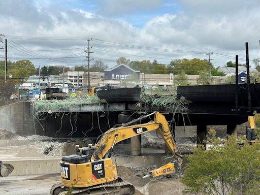 PHOTOS: Demolition begins on Interstate 95 overpass