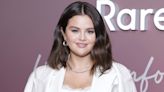 Selena Gomez Looks Angelic in $70 Lace Corset Bra at Her Rare Beauty Event in Los Angeles