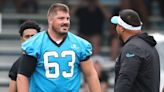 Panthers OL has moved on from knee surgery, position-switch talk. He wants us to, too