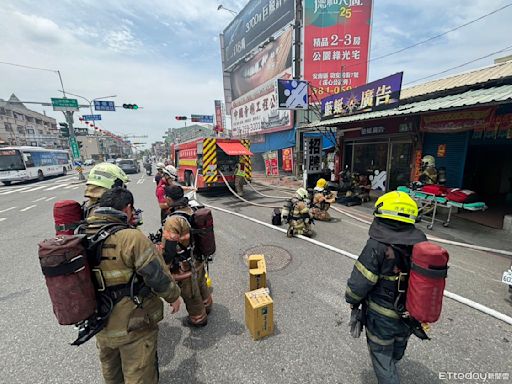 快訊／台南市安南區海佃路二段民宅傳火警 消防人員救出1人